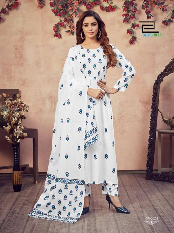 Blue Hills Capture 2 Rayon Designer Readymade Salwar Catalogue 